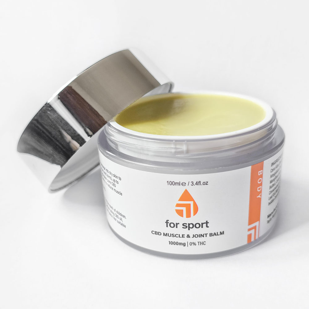 for sport cbd balm open